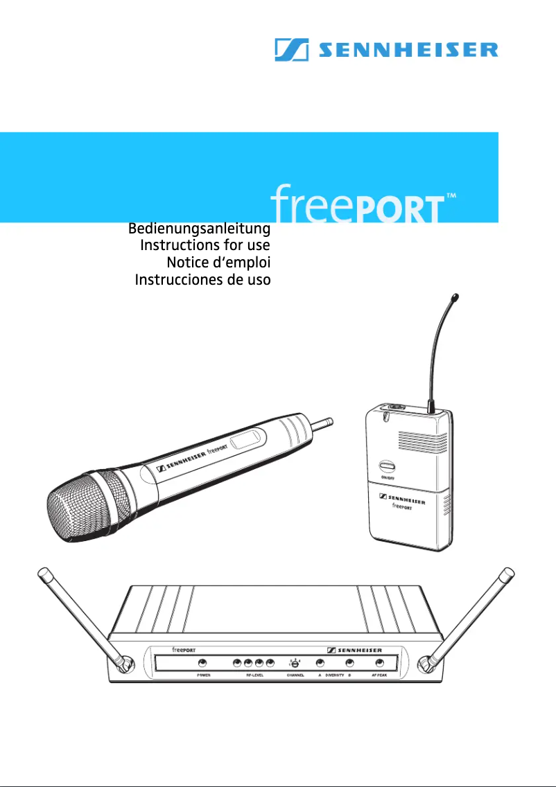Imagen de la primera página del manual del dispositivo Freeport 35