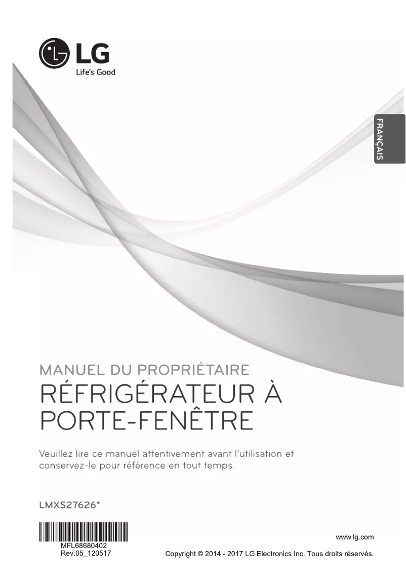 Imagen de la primera página del manual del dispositivo LMXS27626S