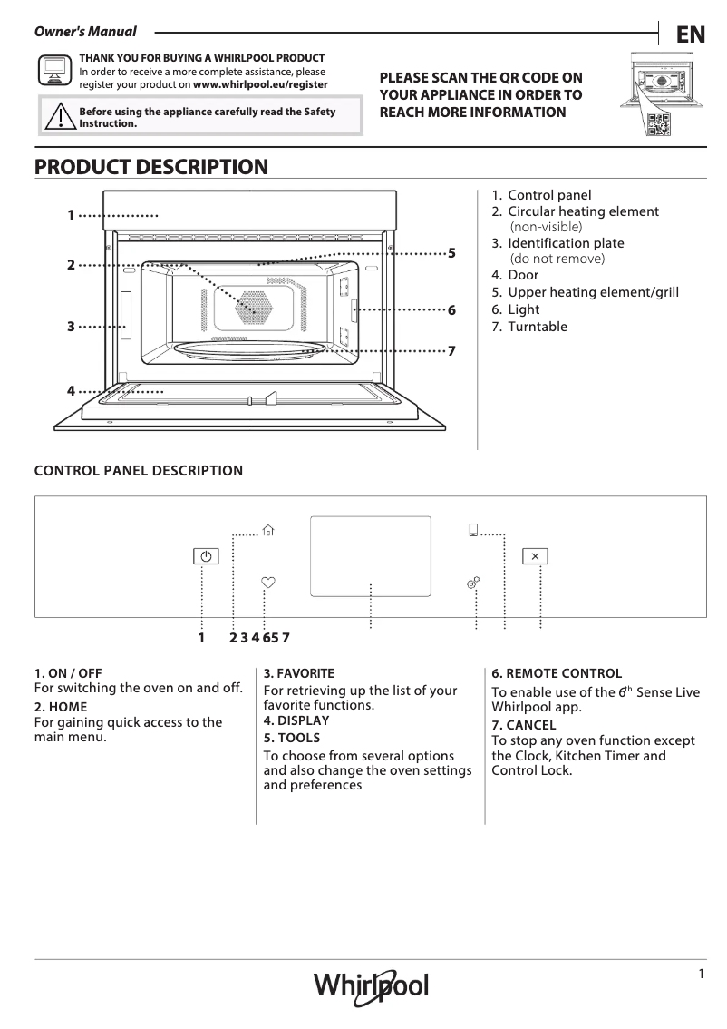 Imagen de la primera página del manual del dispositivo W9 MD260 IXL