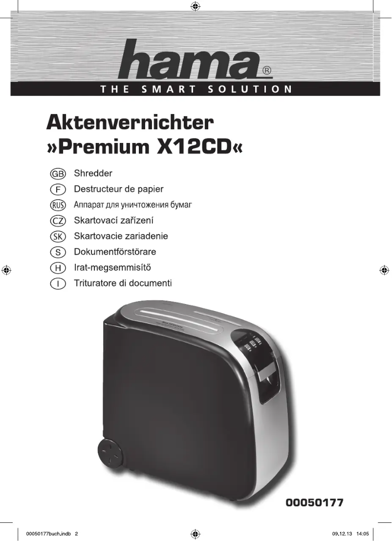 Imagen de la primera página del manual del dispositivo Premium X12CD