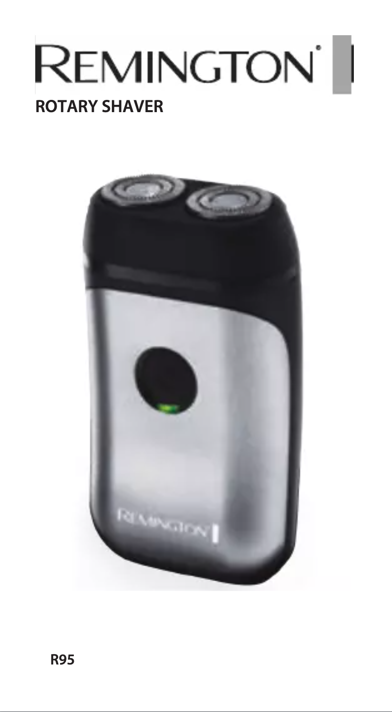 Página 1 del manual Manual de usuario Remington Dual Flex Travel R95