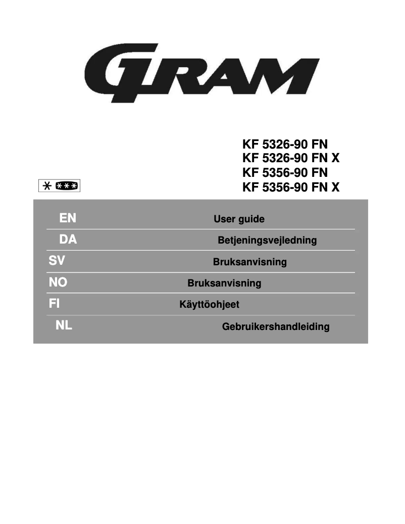 Imagen de la primera página del manual del dispositivo KF 5326