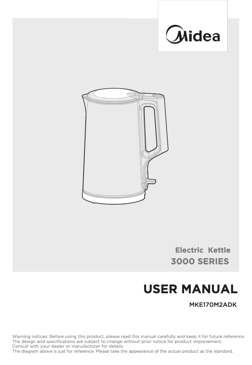 Imagen de la primera página del manual del dispositivo MKE170M2ADK