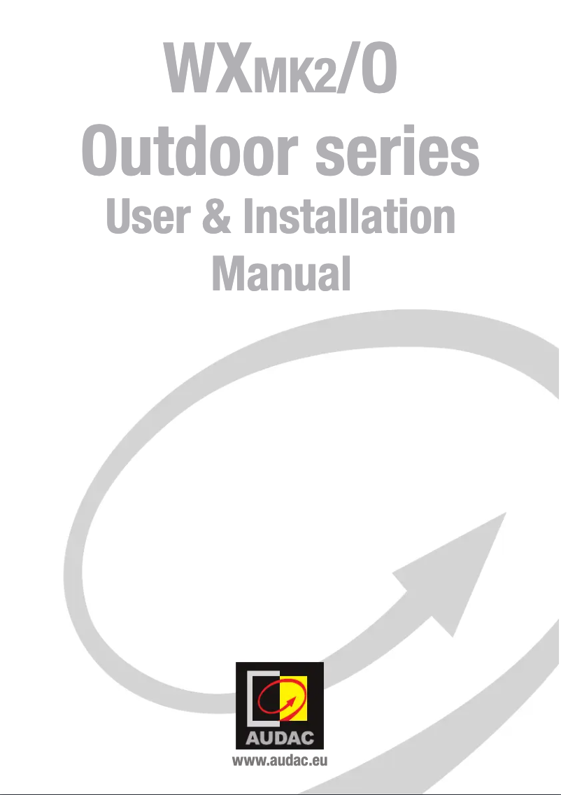 Imagen de la primera página del manual del dispositivo WX502MK2