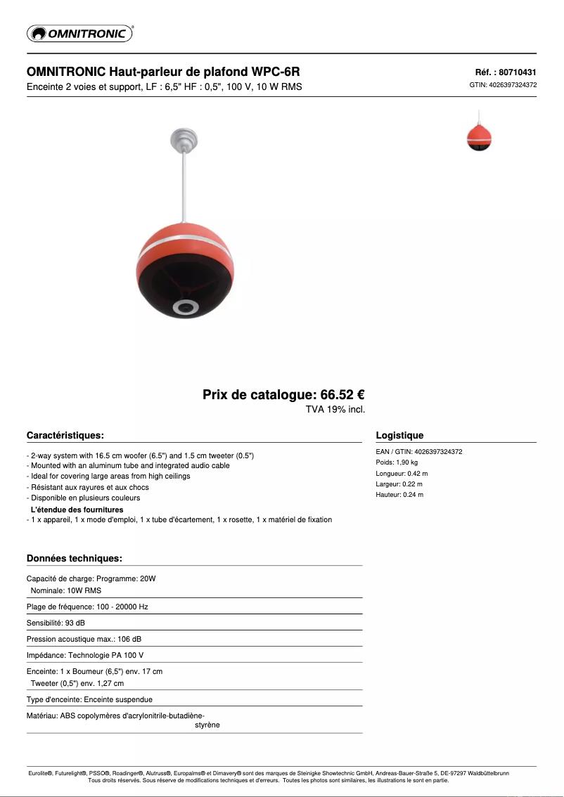Imagen de la primera página del manual del dispositivo WPC-6R