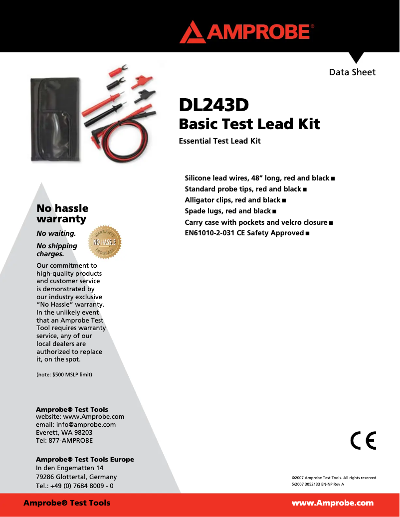 Imagen de la primera página del manual del dispositivo DL243D