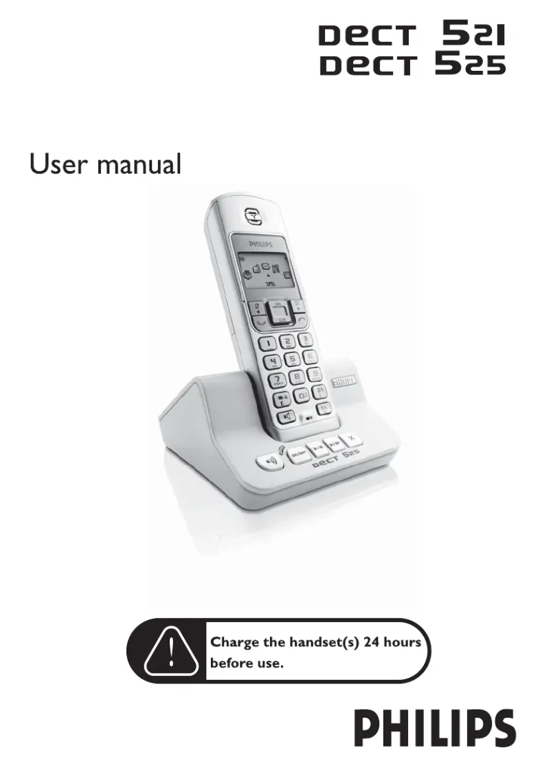 Imagen de la primera página del manual del dispositivo DECT5211S