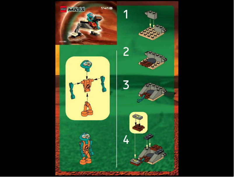 Página 1 del manual Manual de usuario Lego WORKER ROBOT