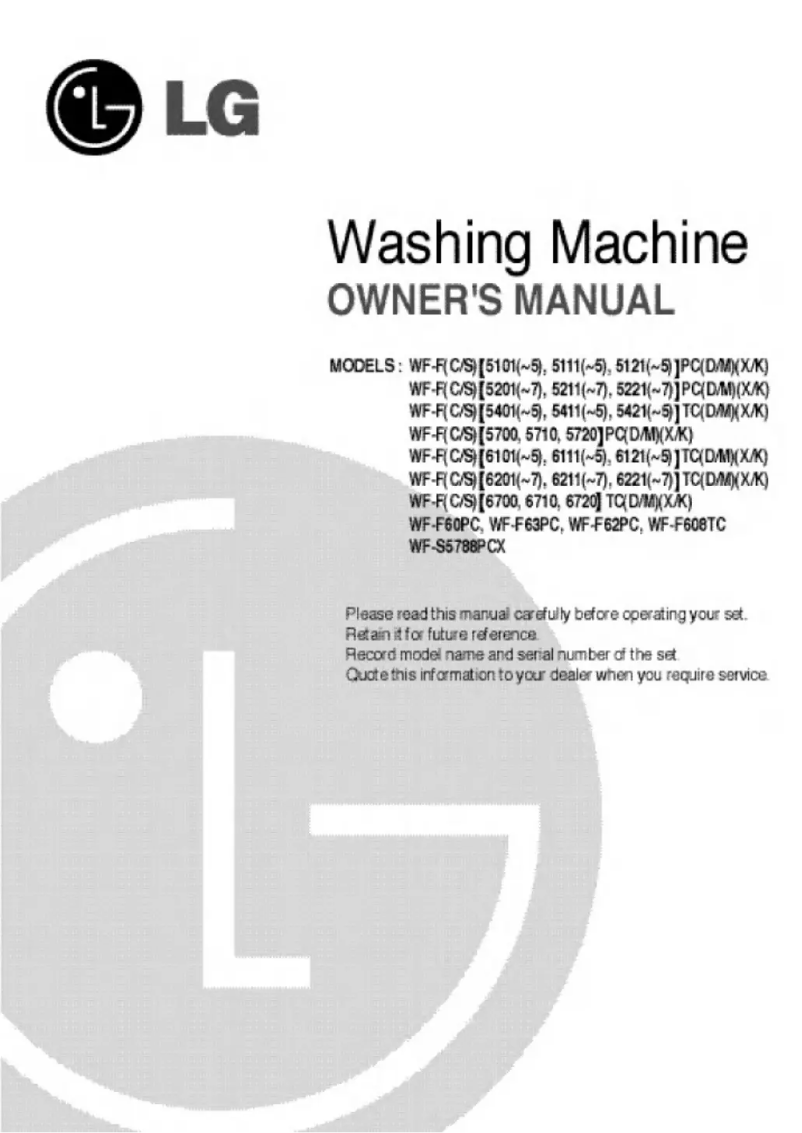 Página 1 del manual Manual de usuario LG WF-F6216TCX