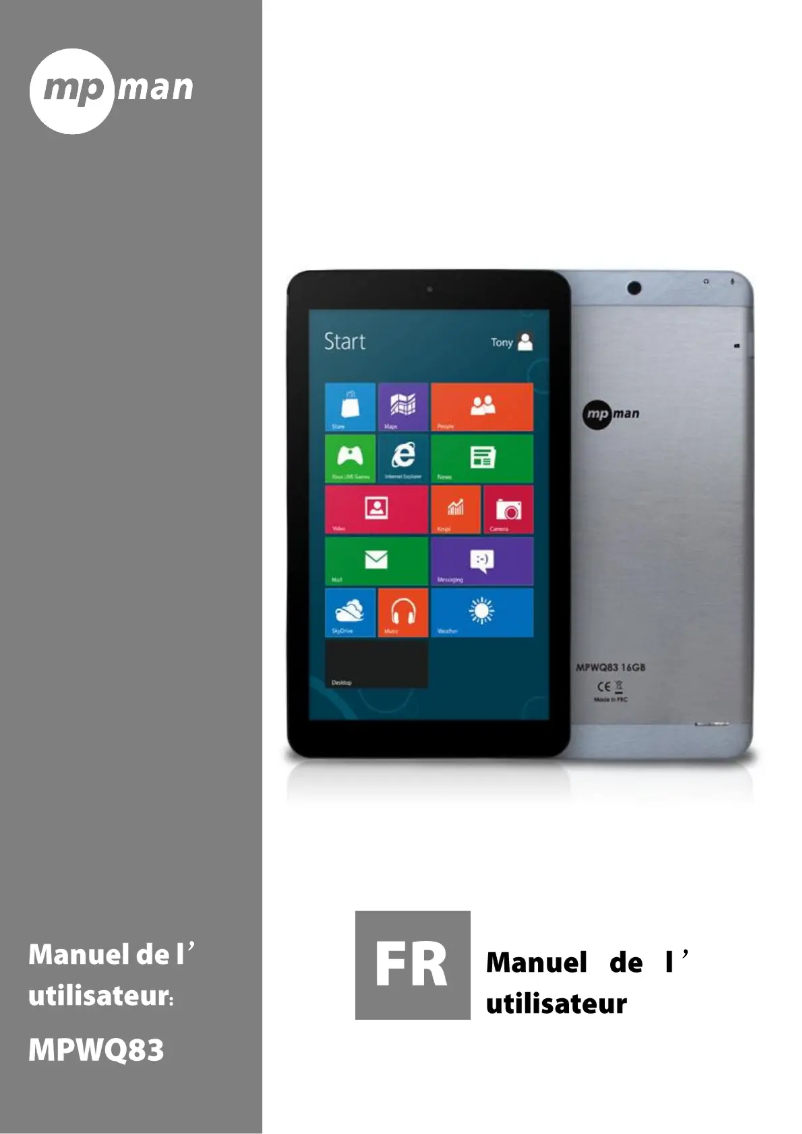 Página nº 1 - Manual de usuario Mpman MPWQ83