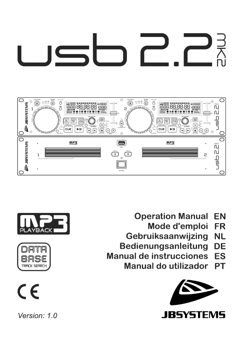 Imagen de la primera página del manual del dispositivo USB 2.2 Mk2