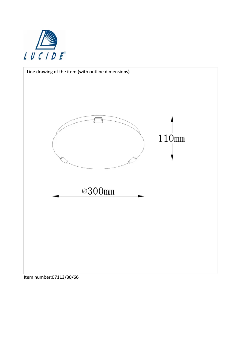 Imagen de la primera página del manual del dispositivo Albastro 07113/30/66