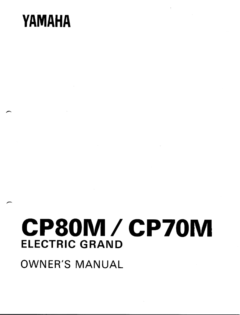 Imagen de la primera página del manual del dispositivo CP70M