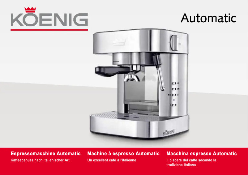 Página 1 del manual Manual de usuario Koenig B03108 Automatic