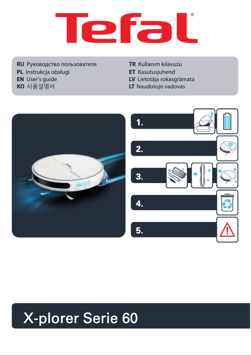 Página 1 del manual Manual de usuario Tefal RG7447