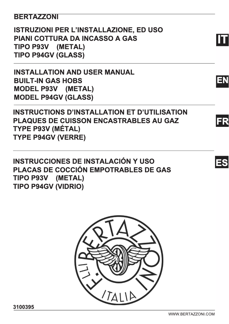 Imagen de la primera página del manual del dispositivo P604PROGNE