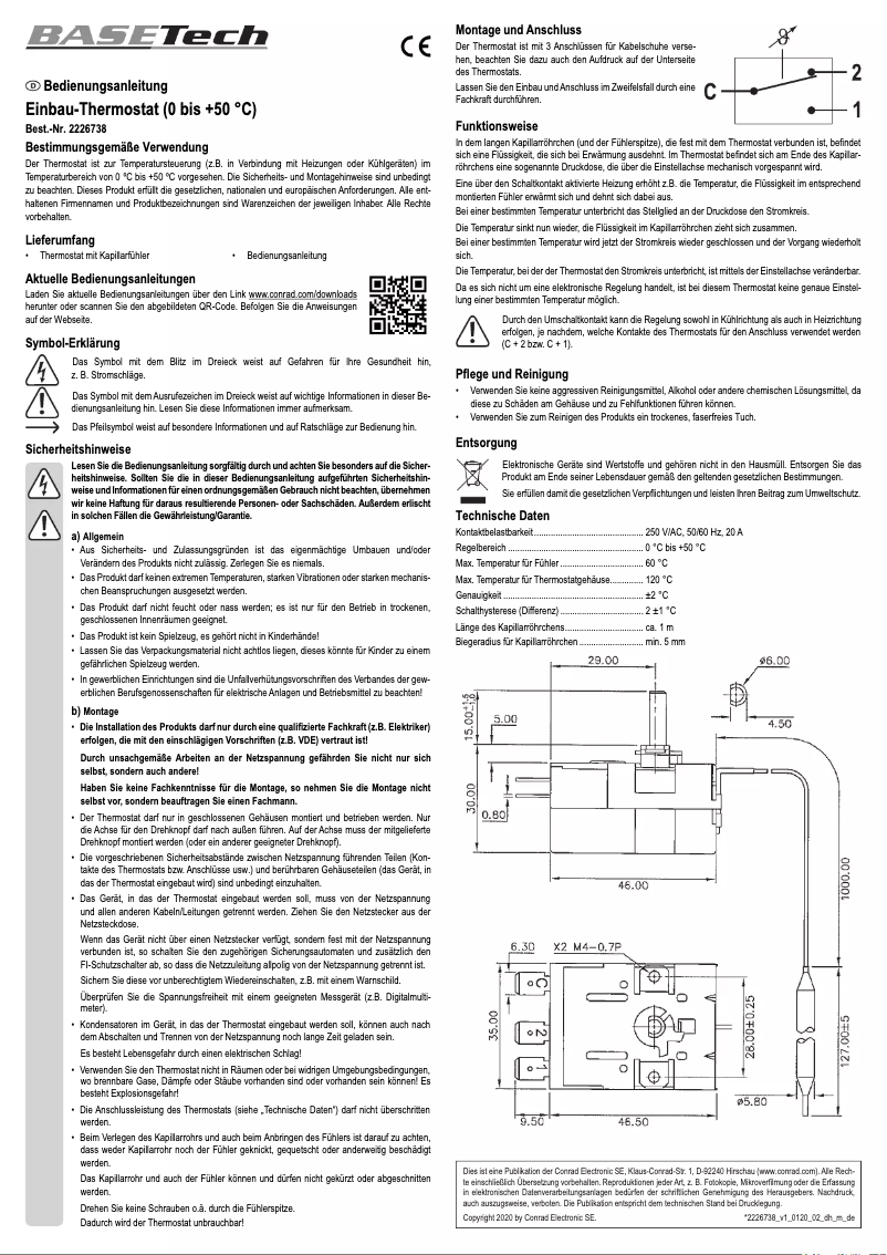 Imagen de la primera página del manual del dispositivo BT-2226738