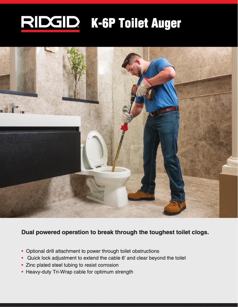 Página nº 1 - Catálogo Ridgid K-6P