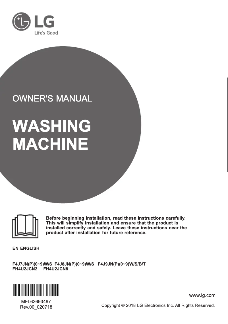 Imagen de la primera página del manual del dispositivo FH4U2JCN8