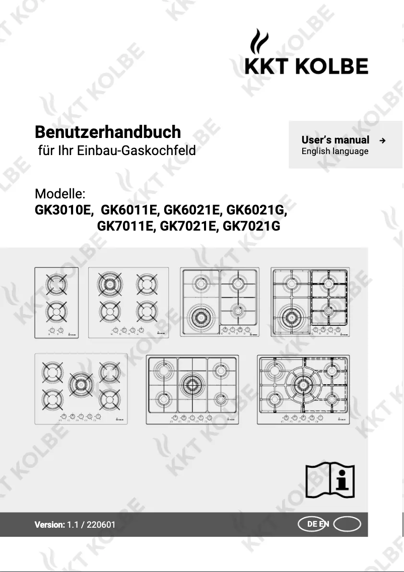 Imagen de la primera página del manual del dispositivo GK6021E