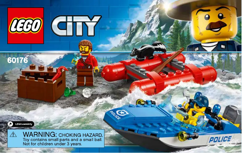 Página 1 del manual Instrucciones visuales Lego City 60176
