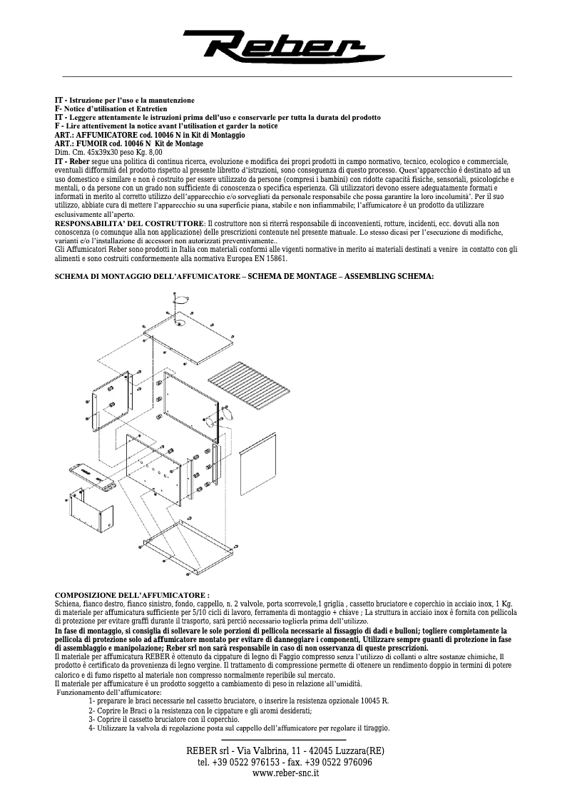 Imagen de la primera página del manual del dispositivo 10046 N