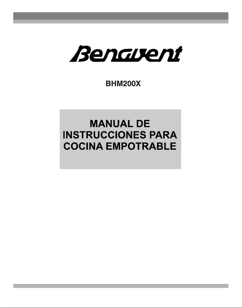 Imagen de la primera página del manual del dispositivo BHM 200 X