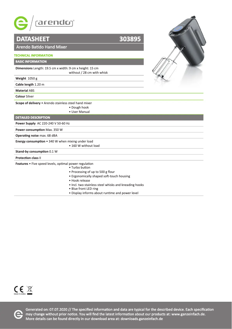 Imagen de la primera página del manual del dispositivo 303895
