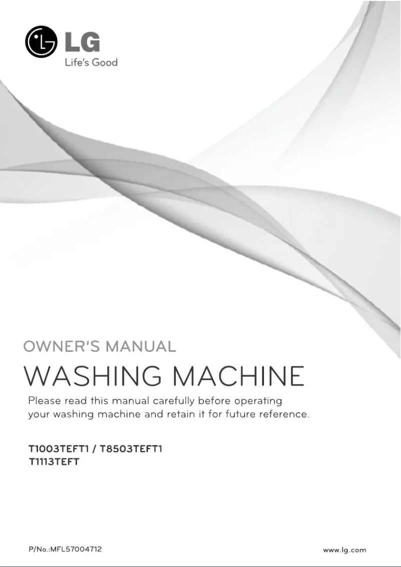 Página 1 del manual Manual de usuario LG T1113TEFT