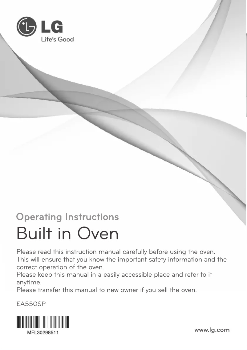 Imagen de la primera página del manual del dispositivo EA550SP