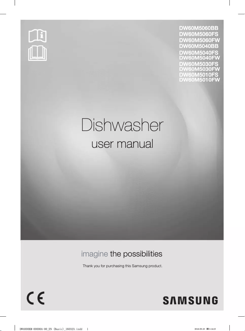 Imagen de la primera página del manual del dispositivo DW60M5060FW