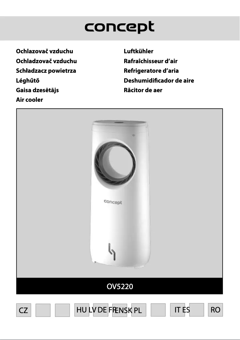 Imagen de la primera página del manual del dispositivo OV5220