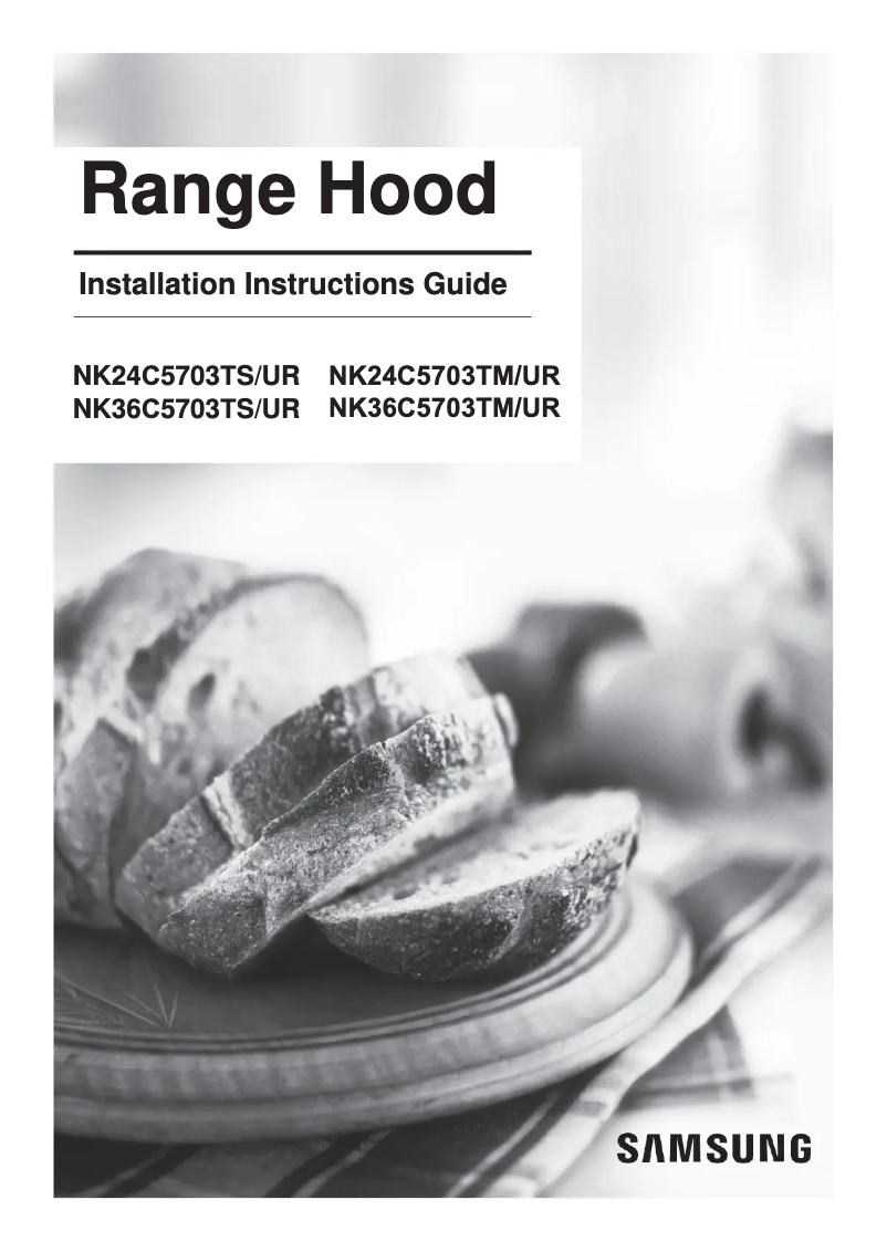 Página 1 del manual Manual de usuario Samsung NK36C5703TS