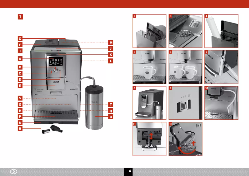 Página 1 del manual Manual de usuario Nivona CafeRomatica 877