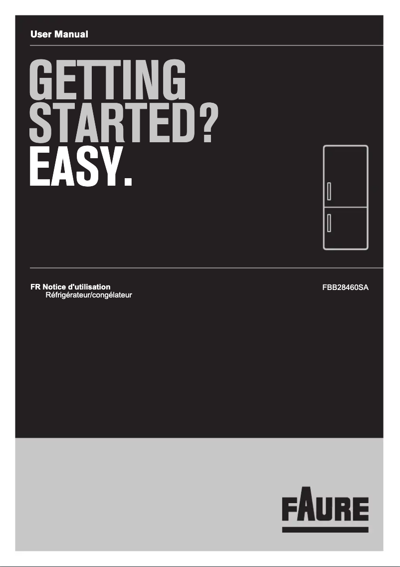 Página nº 1 - Manual de usuario Faure FBB28460SA