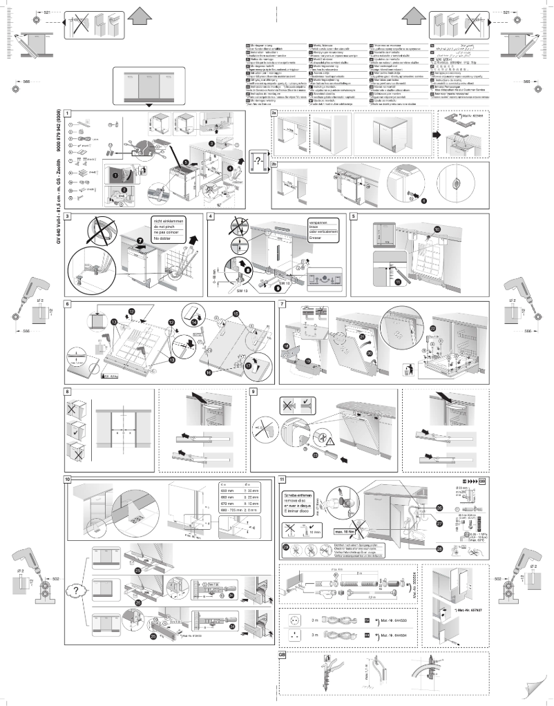 Página nº 1 - Guía de instalación Siemens SN678X02TE