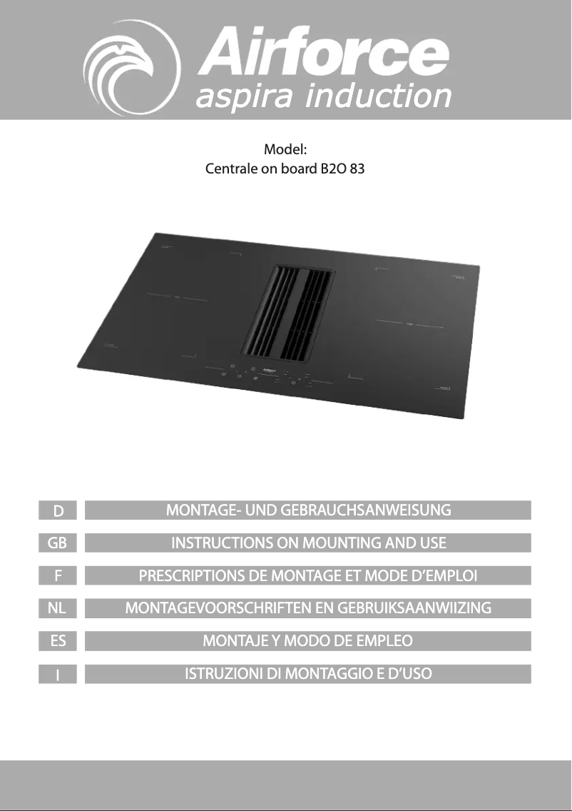 Página 1 del manual Manual de usuario Airforce Centrale on board B4O 83