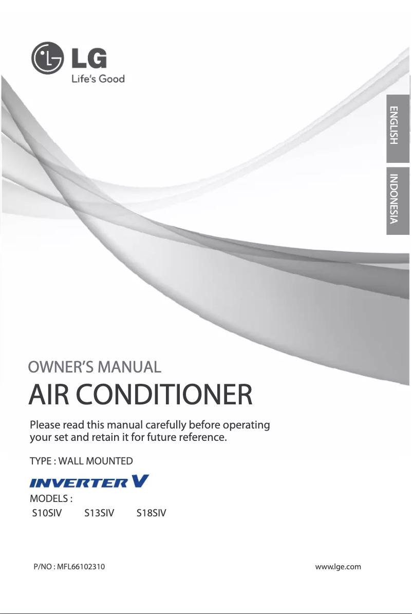 Imagen de la primera página del manual del dispositivo SN18SIV