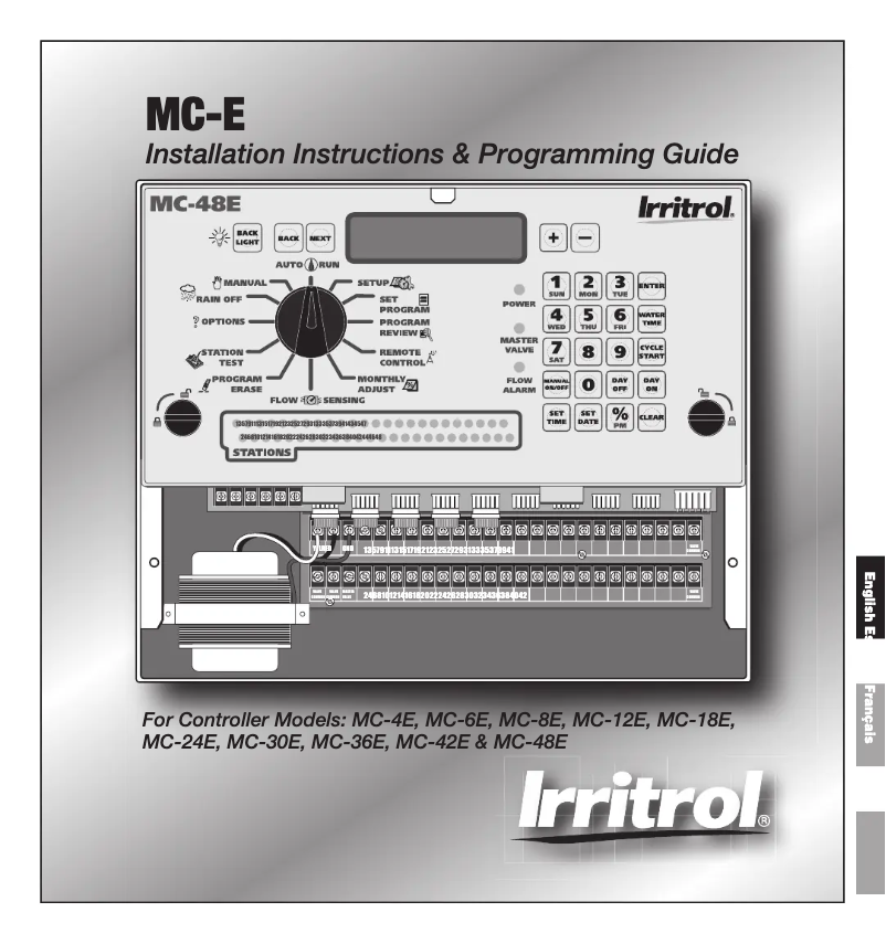 Imagen de la primera página del manual del dispositivo MC-8E