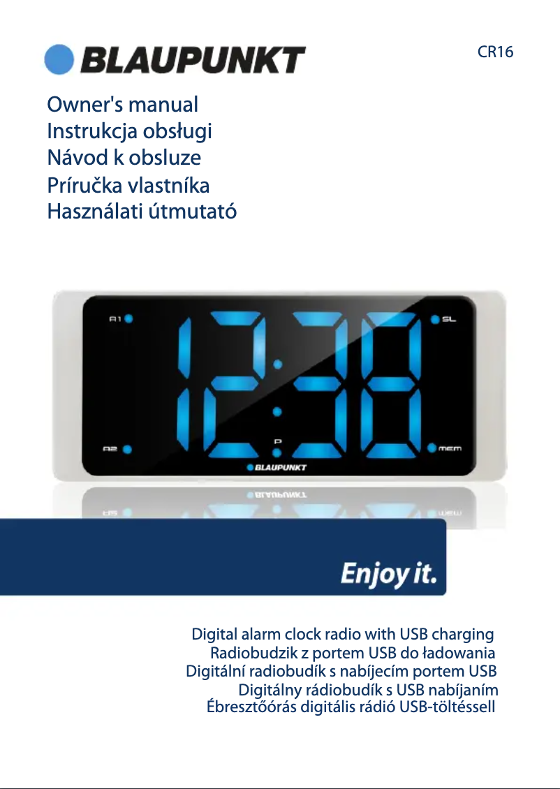 Página 1 del manual Manual de usuario Blaupunkt CR16