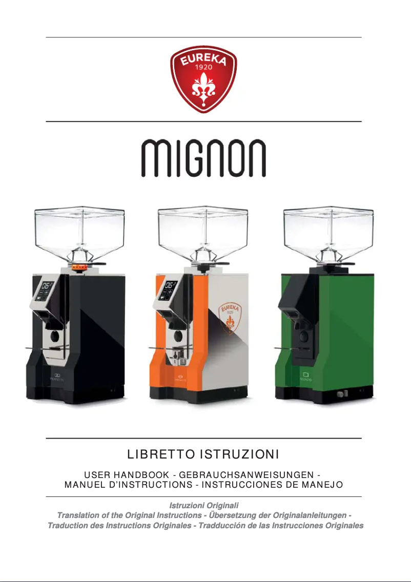 Imagen de la primera página del manual del dispositivo Mignon Design