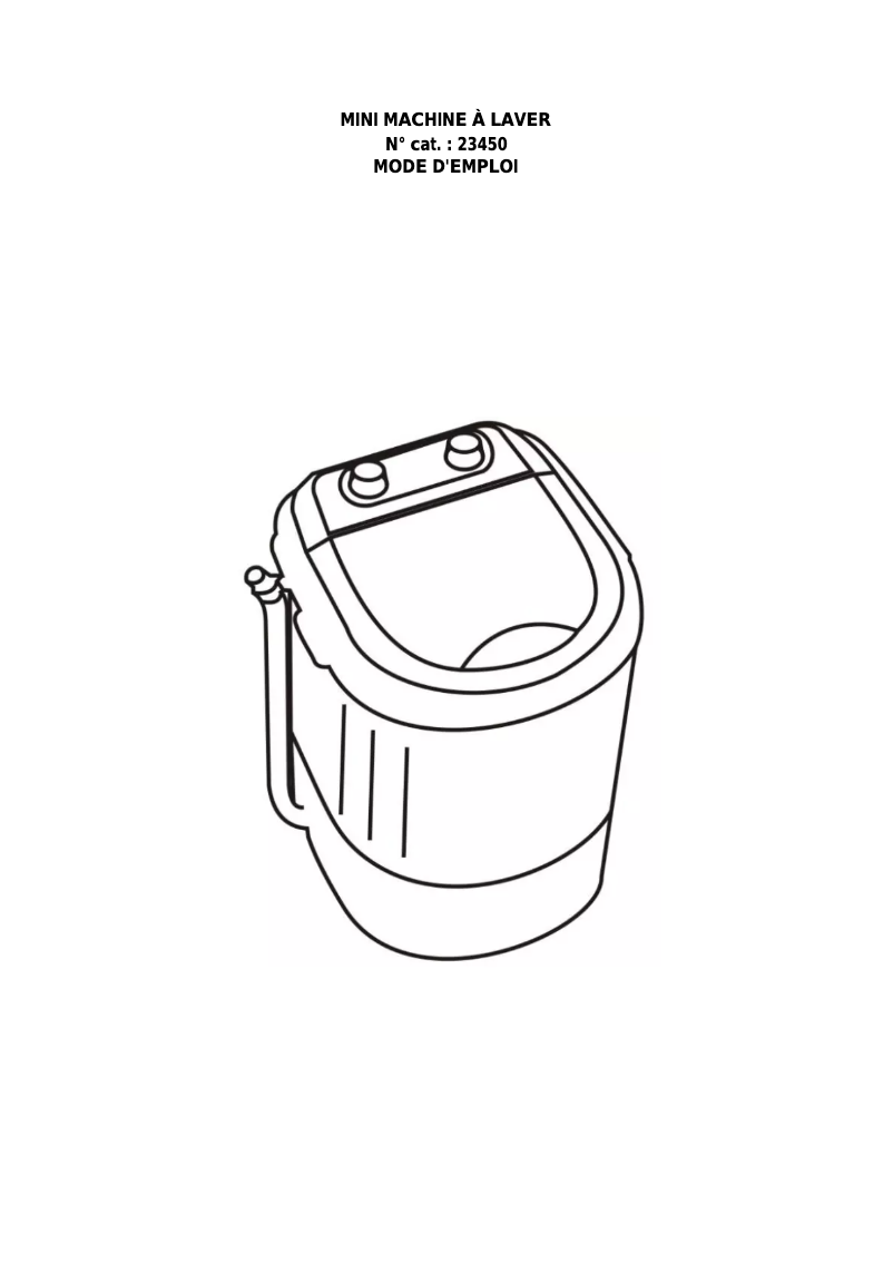 Imagen de la primera página del manual del dispositivo 23450