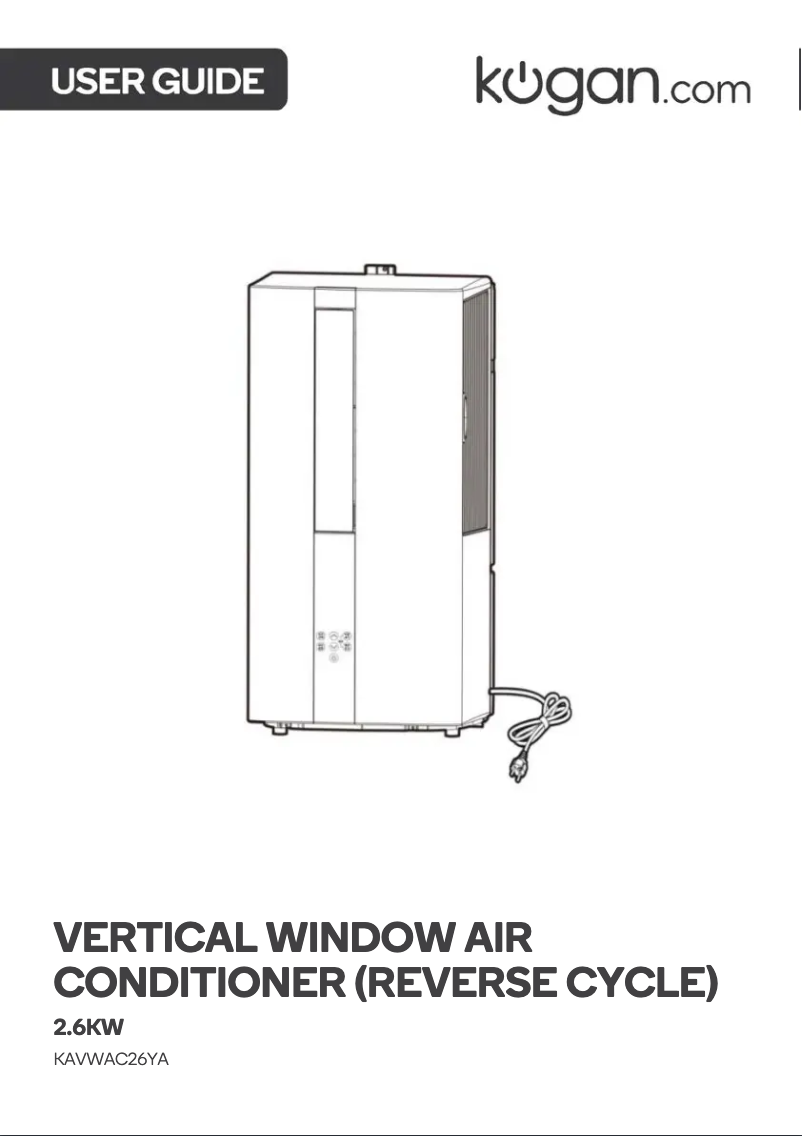 Página 1 del manual Manual de usuario Kogan KAVWAC26YA