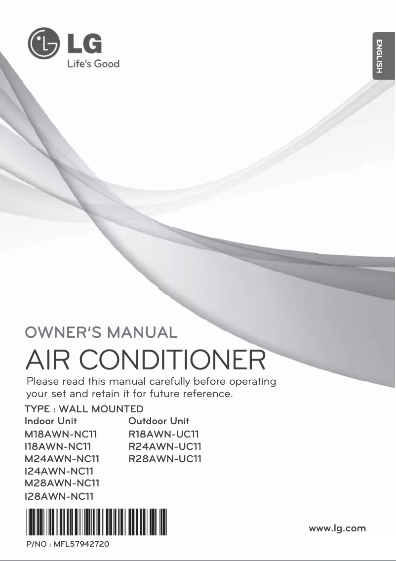 Página 1 del manual Manual de usuario LG I24AWN-NC11