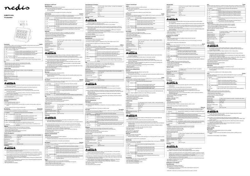 Imagen de la primera página del manual del dispositivo DUMSTV10VA