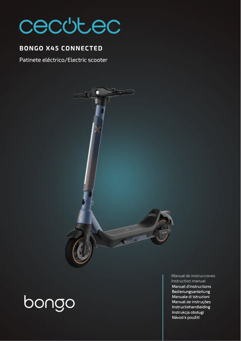Página 1 del manual Manual de usuario Cecotec Bongo X45 Connected