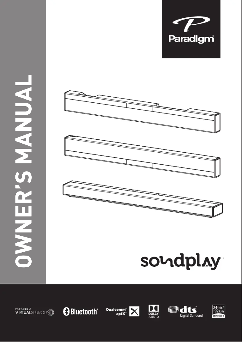 Imagen de la primera página del manual del dispositivo Soundplay