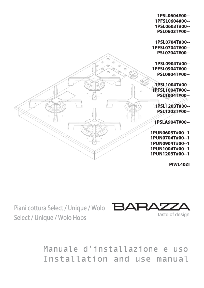 Imagen de la primera página del manual del dispositivo 1P60WLVE