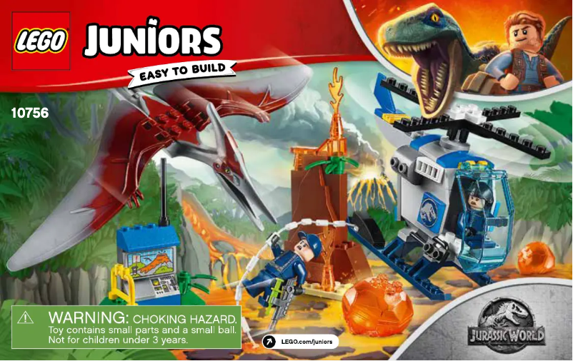 Página 1 del manual Manual de usuario Lego Jurassic World 10756