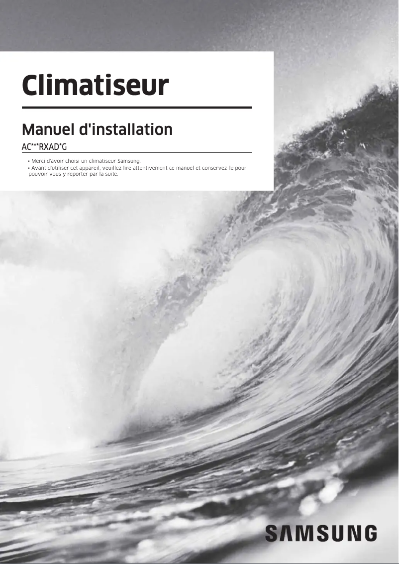 Página 1 del manual Manual de usuario Samsung AC140RXADNG/EU